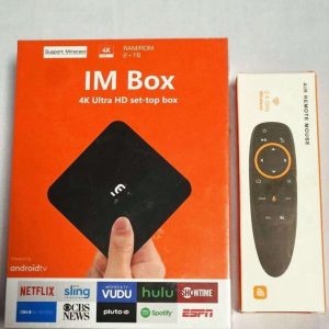 IM  TV Box With Air Remote Mouse 4K Ultra HD 2GB 16 GB Android WiFi Global Version